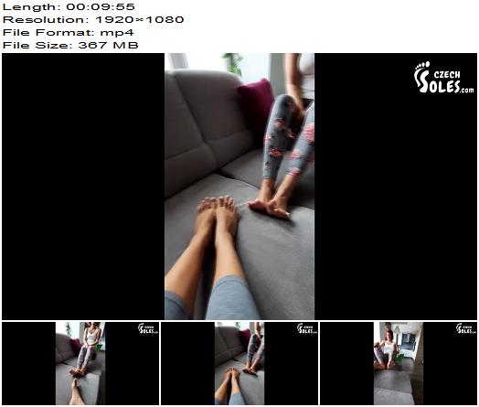 Czech Soles Rossie Lexi Two foot models showing their feet on Instagram Live broadcast  Foot Fetish preview