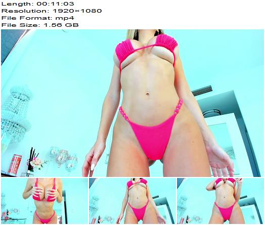 Exquisite Goddess  Pink gifted bikini  Femdom Pov preview