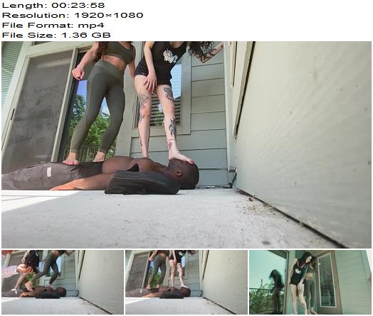 Extreme TOEtal FooTdom Ama Rio Lua Saturnii Balcony Beatdown Femdom preview