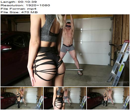 Kinky Mistress Bondage BallBusting With My Ass Out and Handjob Bondage preview