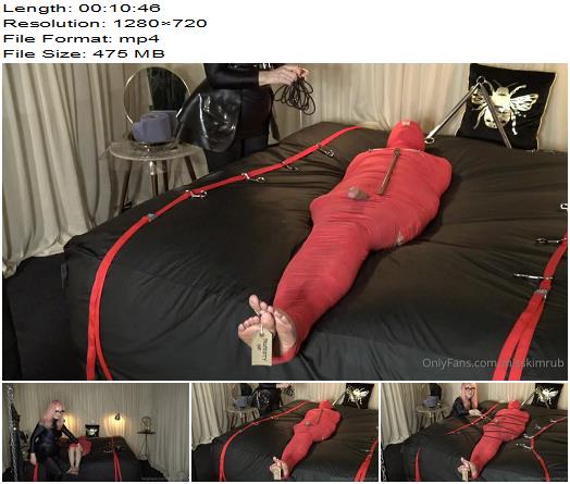 Miss Kim Rub leaked Red Mummy Part 3 Bondage preview