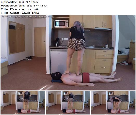 Mistress Fatalia Male doormat trampling Ball Abuse preview
