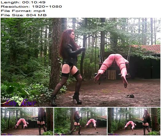 Mistress Lady Renee A forest caning  Femdom preview