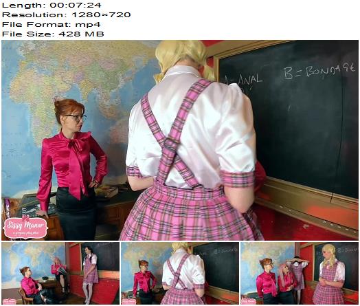 Sissy Manor Rosie and Emily Schoolgirl Punishment  Femdom preview