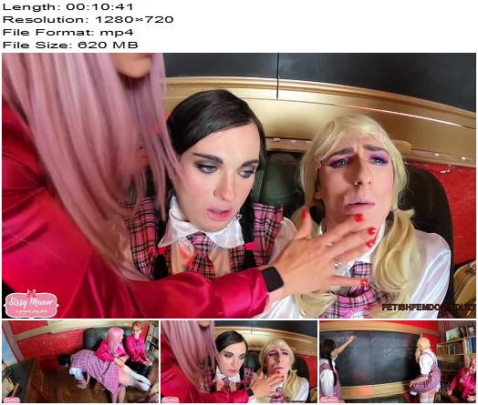 Sissy Manor Rosie and Emily Schoolgirl Punishment Pt 3  Femdom preview