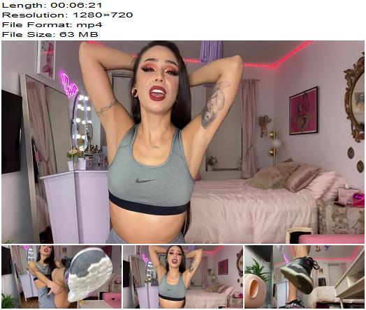 misswhip  Sneakered Nike Babe Puts U in Your Place  Fetish preview