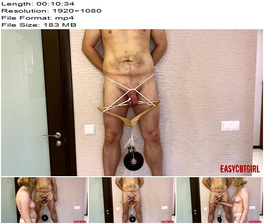 Easy CBT Girl  We Laughed and Joked and I Played with his Balls by Hanging preview
