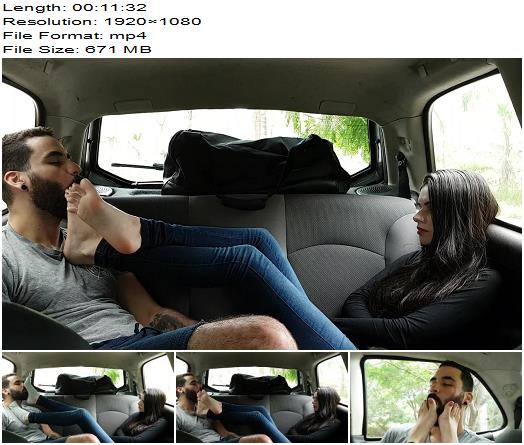 Emily Foxx  Smelling My Socks And Worship My Feet In The Car preview