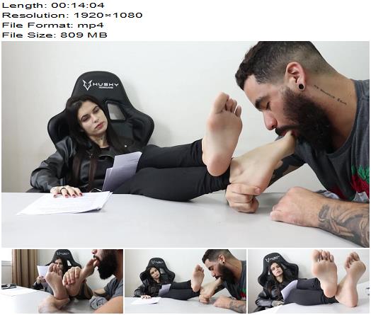 Emily Foxx Worship My Feet On The Table preview