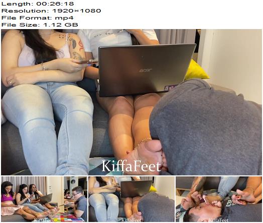 Kiffa Feet Deusa  Popular Hot Cheerleader Girls dominates geek nerd teacher  Fetish preview