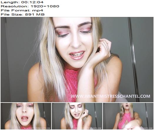 Mistress Chantel  Virgin Losers Get Weak For Tits  Blackmail  Findom preview