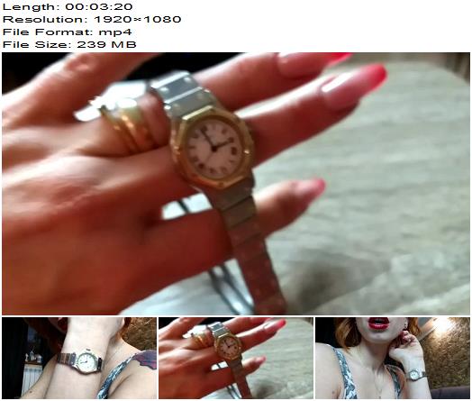MoneyGoddesss  Wrist watch fetish  Cartier  Blackmail  Findom preview