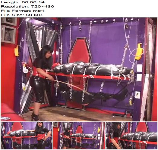 NYC Rubber Studio RUBBER BONDAGE  2 Slaves 1 Rig   Mistress Ariana preview