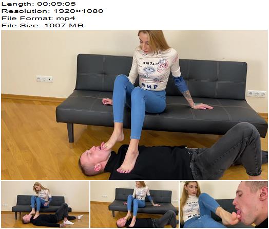 PPF  Foot Gagging Humiliation and Feet Licking Femdom With Mistress Agma preview