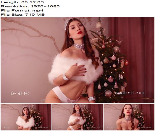 Eva de Vil  Put Me On The Nice List Topless  New Year preview