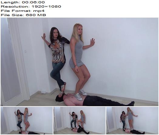 Foot Fetish Beauties  Abbie and Zoe Trampling preview