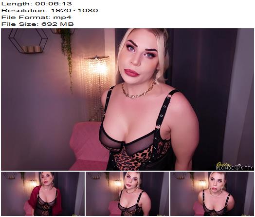 Goddess Blonde Kitty  INTERACTIVE Humiliation Dunce preview