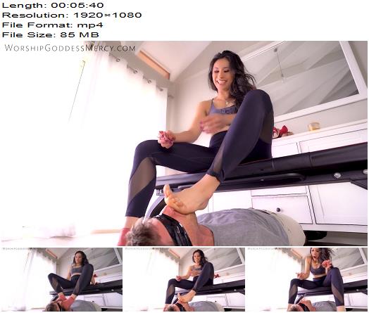 Goddess Mercy  Dirty Sock Water and Foot Humiliation preview