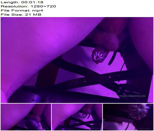 Gynarchy Goddess  Chastity tease on day preview