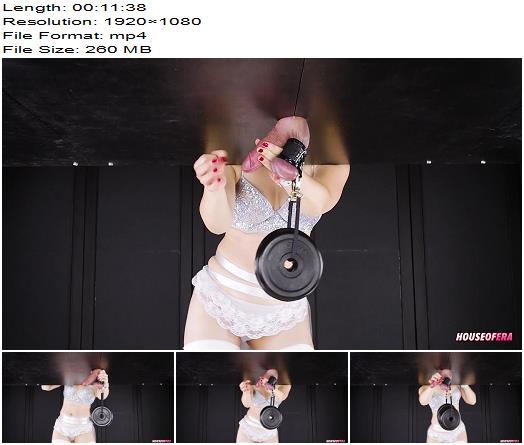 House of Era Femdom Milking Gloryhole Torture 5 KG ON HIS BALLS 2 preview