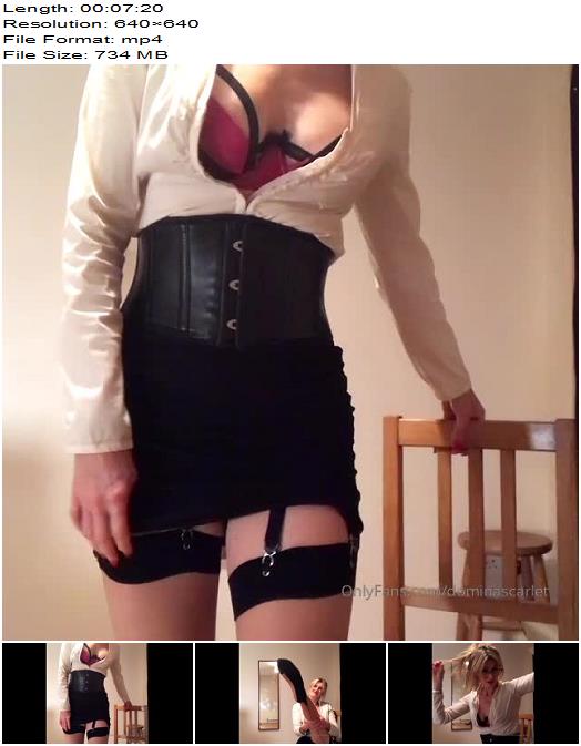 Mistress Scarlet  The boss asked me to work on a Sunday preview