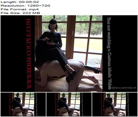 BDSM COUPLE  Miss M  No Mercy Given From The Machine preview