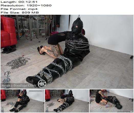 HBC  Heavy Rubber and Chain Bondage with Foot Licking preview
