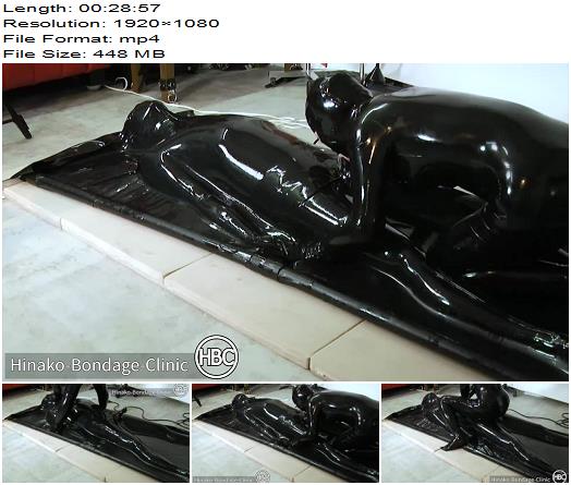 HBC Latex Vacuum Bed With Dick Hole Part 3 preview