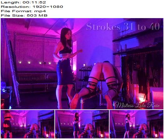 Mistress Lola Ruin  60 Strokes preview