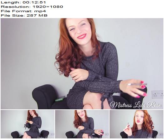 Mistress Lola Ruin  Ashtray conditioning preview