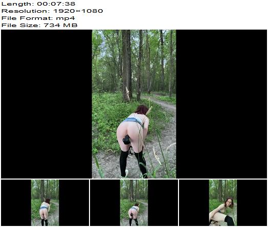 BadDragonSlayer  Fucking My Pussy In Public Forest Trail preview