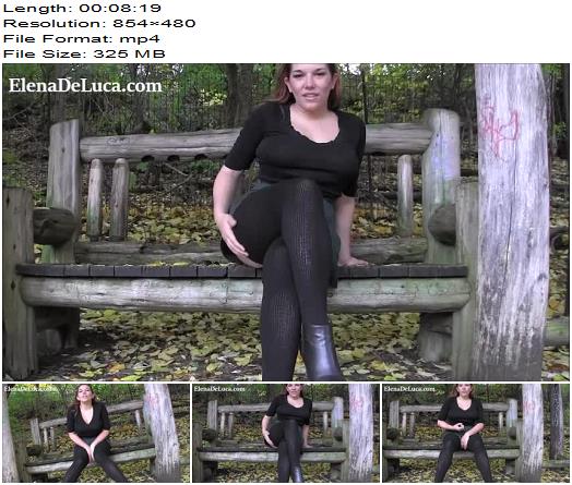 Elena DeLuca  Perv in the Park JOI POV preview