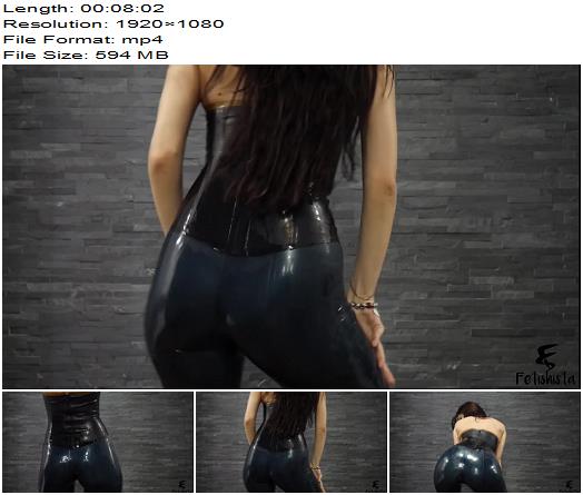 Fetishista  Metallic Black Leggings Twerk preview