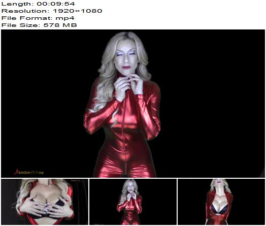 Goddess Gwen  Addicted to Shiny red catsuit Goddess Gwen preview