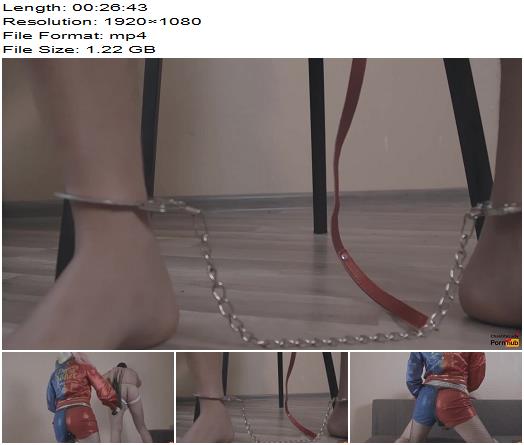 Harley Quinn pegging her bf with big black strapon preview