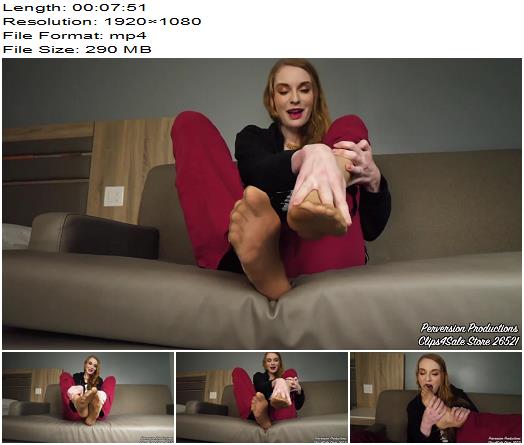 Perversion Productions  Ela Darling  Elas Sweet Pantyhose Feet JOI preview