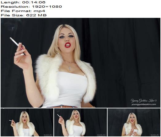 Young Goddess Kim  Training Day  For My aspiring ashtrays and smoke slaves preview