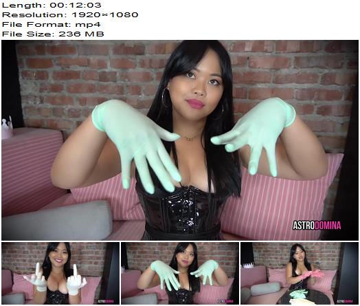 AstroDomina  HAND CONDOMS  FETISH LATEX GLOVES ASMR preview