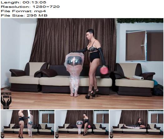 Bizarre Goddesses  Mistress Minky and her slut  tickling spanking and mummification preview
