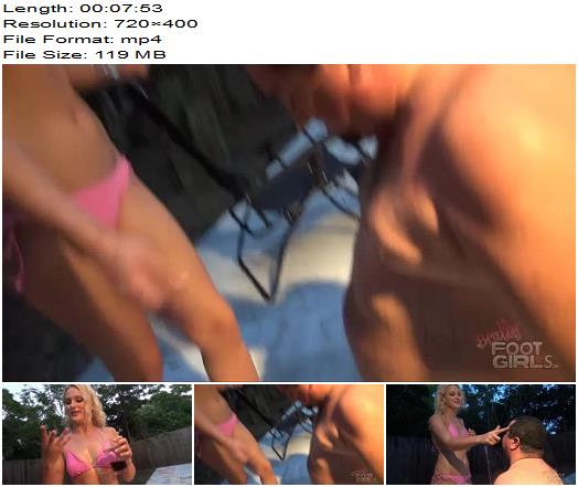 Bratty Foot Girls Dominated Poolside By Jc Simpson Featuring Billy Bob preview