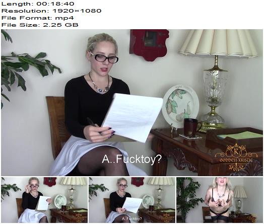 Goddess Kristie 5 steps to become a sissy roleplay preview