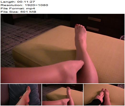 Goddess Lacey  Nylon Covered Feet Withdrawals preview