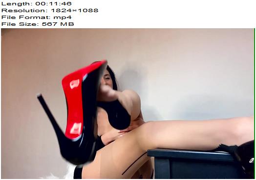 Goddess Selina Lux  Fetish Xmas Day 4  Devilish Shoe Dangle preview