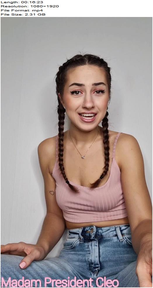 Madam President Cleo Spit Addicted Edging Gooner Toy Custom Clip preview