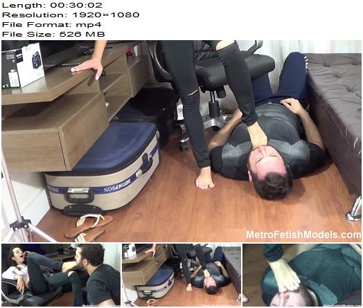 MetroFetishModels Jessy Campos Real Dirty Foot Domination preview