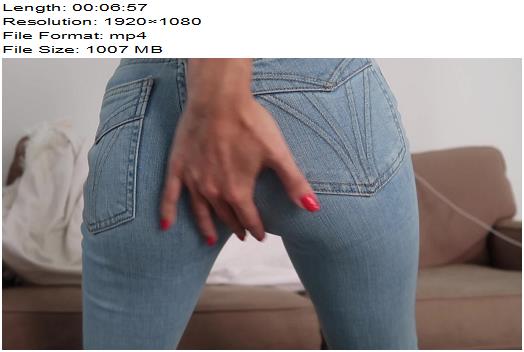 Miss Sophia Lily Worship my ass in tight Jeans ASMR preview