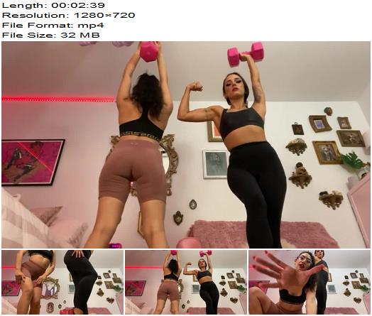 Misswhip Flexing In Spandex While Betas Squirm preview