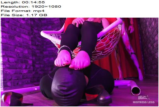 Mistress Legs  Foot Worship And Foot Gagging Under The Hanging Chair preview