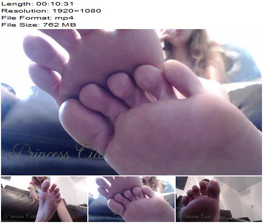 PrincessCica Turned to My Cuck Foot Bitch preview