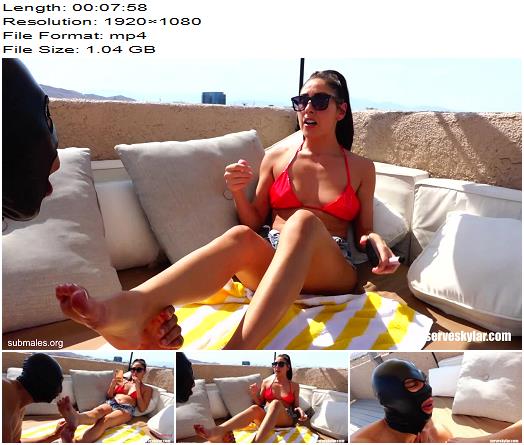 Serve Skylar  Sole seduction preview